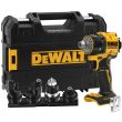 Аккумуляторная дрель-шуруповерт DEWALT DCD803NT, 18 В, 1650 об/мин, с комплектом насадок, в кейсе TSTAK (DCD803NT-XJ)