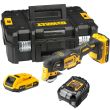 Аккумуляторный реноватор DEWALT DCS355D2, 18 В, 20000 кол/мин, с 2 АКБ 2 Ач и ЗУ, в кейсе TSTAK (DCS355D2-QW)
