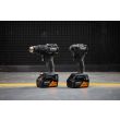 Аккумуляторный набор DEWALT McLaren Limited Edition DCK2222MP2T: дрель-шуруповерт + шуруповерт, с 2 АКБ 5 Ач и ЗУ, в кейсе TSTAK