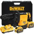 Аккумуляторный отбойный молоток DEWALT DCH892X2, 54 В, 19.4 Дж, 2210 уд/мин, с 2 АКБ 3 Ач и ЗУ, в кейсе (DCH892X2-QW)