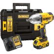 Аккумуляторный гайковерт DEWALT DCF899P1T, 18 В, 950 Нм, 2400 уд/мин, с АКБ 5 Ач и ЗУ, в кейсе TSTAK (DCF899P1NT-XJ)