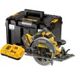 Аккумуляторная дисковая пила DEWALT DCS579X1T, 54 В, 190 мм, 5800 об/мин, с АКБ 3 Ач и ЗУ, в кейсе TSTAK (DCS579X1NT-XJ)