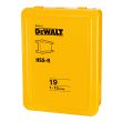 Набор сверл DEWALT DT5913 по металлу, 1-10 мм, 19 шт. (DT5913-QZ)