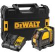 Аккумуляторный лазерный нивелир DEWALT DCE088D1R, 12 В, красный луч, 20 м, с АКБ 2 Ач и ЗУ, в кейсе TSTAK (DCE088D1R-QW)