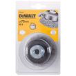 Чашечная щетка витая проволока 75 x 23 мм x M14 DEWALT DT3488