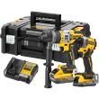 Аккумуляторный набор DEWALT DCK2052H1E1T: дрель-шуруповерт DCD999 + шуруповерт DCF850, с 2 АКБ 1.7 и 5 Ач и ЗУ, в кейсе TSTAK