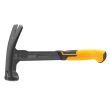 Молоток с прямым заострённым гвоздодёром DEWALT TOUGHSERIES, облегчённый, 397 г (DWHT51138-0)