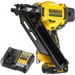 Аккумуляторный гвоздезабивной пистолет DEWALT DCN950P1, 18 В, с АКБ 5 Ач и ЗУ (DCN950P1N-XJ)