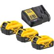 Аккумуляторный набор DEWALT DCK665P3T: дрель + пила + лобзик + рубанок + реноватор + фонарь, с 3 АКБ 5 Ач и ЗУ, в 2 кейсах TSTAK