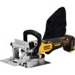 Аккумуляторный ламельный фрезер DEWALT DCW682P2, 18 В, 8000 об/мин, с 2 АКБ 5 Ач и ЗУ, в кейсе TSTAK (DCW682P2-QW)