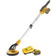 Аккумуляторная эксцентриковая шлифмашина для стен DEWALT DCE800T2, 18 В, 225 мм, 1200 кол/мин, с 2 АКБ 6 Ач и ЗУ (DCE800T2-QW)