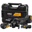 Угловая шлифмашина DEWALT McLaren Limited Edition DCG45MP2T, 18 В, 125 мм, 9000 об/мин, с 2 АКБ 5 Ач и ЗУ, в кейсе TSTAK