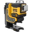 Аккумуляторный лазерный нивелир DEWALT DCLE34035B, 18 В, зеленый луч, 80 м, без АКБ и ЗУ, в кейсе (DCLE34035B-XJ)