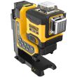 Аккумуляторный лазерный нивелир DEWALT DCLE34035D1, 18 В, зеленый луч, 80 м, с АКБ 2 Ач и ЗУ, в кейсе TSTAK (DCLE34035D1-QW)
