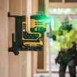 Аккумуляторный лазерный нивелир DEWALT DCLE34035D1, 18 В, зеленый луч, 80 м, с АКБ 2 Ач и ЗУ, в кейсе TSTAK (DCLE34035D1-QW)