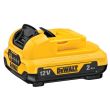 Аккумулятор DEWALT DCB122, Li-Ion, 12 В, 2 Ач (DCB122-XJ)