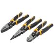 Набор DEWALT: плоскогубцы DWHT70228 + длинногубцы DWHT70230 + кусачки DWHT70229, DWHT0-70485