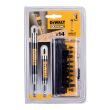 Набор бит DEWALT с двумя магнитными держателями, 25 мм, HEX, 14 шт. (DT70512T-QZ)