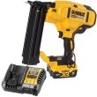 Аккумуляторный гвоздезабивной пистолет DEWALT DCN680P1, 18 В, с АКБ 5 Ач и ЗУ (DCN680P1N-XJ)