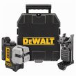 Лазерный нивелир DEWALT DW089CG-XJ, самовыравнивающийся, зеленый луч, 20 м, в кейсе