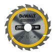 Диск пильный по дереву DEWALT CONSTRUCTION, 184х30х1.7 мм (DT1941-QZ)