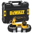 Аккумуляторная ручная ленточная пила DEWALT DCS377NT, 18 В, 116 м/мин, без АКБ и ЗУ, в кейсе TSTAK (DCS377NT-XJ)