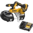 Аккумуляторная ручная ленточная пила DEWALT DCS378P1, 18 В, 174 м/мин, с АКБ 5 Ач и ЗУ (DCS378P1N-XJ)