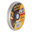 Диск отрезной DEWALT DT42340TZ, по металлу, 125х22.23х1.2 мм, 10 шт. (DT42340TZ-QZ)