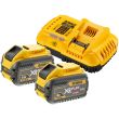 Набор DEWALT DCB118Y2T: 2 АКБ DCB548, Li-Ion, 18/54 В, 12/4 Ач и быстрое зарядное устройство DCB118, 18/54 В, 8 А, в кейсе TSTAK