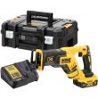 Аккумуляторная сабельная пила DEWALT DCS367P1, 18 В, 2900 ход/мин, 28.6 мм, с АКБ 5 Ач и ЗУ, в кейсе TSTAK (DCS367P1-QW)