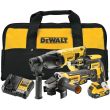 Аккумуляторный набор DEWALT DCK304P2, 18 В: шуруповерт DCF620 + УШМ DCG405 + перфоратор DCH133, с 2 АКБ 5 Ач и ЗУ, в сумке
