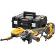 Аккумуляторная угловая шлифмашина DEWALT DCG406P2LRT, 18 В, 125 мм, 9000 об/мин, с 2 АКБ 5 Ач без ЗУ, в кейсе TSTAK (DCG406P2LRT-XJ)