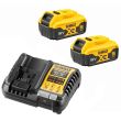 Набор DEWALT DCB1104P2: 2 АКБ DCB184, Li-Ion, 18 В, 5 Ач и зарядное устройство DCB1104, 12/18 В, 4 A (DCB1104P2-QW)