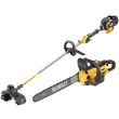 Аккумуляторный набор садовой техники DEWALT, 54 В: цепная пила DCMCS575 + триммер DCM571, с АКБ 3 Ач и ЗУ