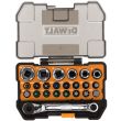 Набор бит и торцевых головок DEWALT McLaren Limited Edition DT70906, 23 шт., в кейсе (DT70906-QZ)