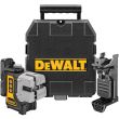 Лазерный нивелир DEWALT DW089K, на батарейках, красный луч, 15 м, в кейсе (DW089K-XJ)