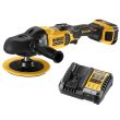 Аккумуляторная полировальная машина DEWALT DCM849P1, 18 В2200 об/мин, с АКБ 5 Ач и ЗУ (DCM849P1N-XJ)