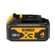 Аккумулятор DEWALT DCB182, Li-Ion, 18 В, 4 Ач (DCB182-XJ)