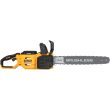 Аккумуляторная цепная пила DEWALT DCMCS575X1, 54 В, 50 см, 15 м/с, с АКБ 3 Ач и ЗУ (DCMCS575X1N-XJ)
