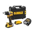 Аккумуляторная дрель-шуруповерт DEWALT DCD800D2T, 18 В, 2000 об/мин, с 2 АКБ 2 Ач и ЗУ, в кейсе TSTAK (DCD800D2T-QW)