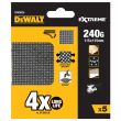Сетчатый шлифлист DEWALT DTM3025, 115х115 мм, 240G, 5 шт. (DTM3025-QZ)