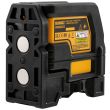 Лазерный нивелир DEWALT DW0822, на батарейках, красный луч, 15 м, в кейсе (DW0822-XJ)