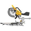 Аккумуляторная торцовочная пила DEWALT DCS782XW2, 18 В, 305 мм, 3800 об/мин, с 2 АКБ 8 Ач и ЗУ (DCS782XW2-QW)