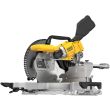Аккумуляторная торцовочная пила DEWALT DCS782XW2, 18 В, 305 мм, 3800 об/мин, с 2 АКБ 8 Ач и ЗУ (DCS782XW2-QW)