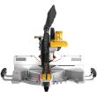 Аккумуляторная торцовочная пила DEWALT DCS782XW2, 18 В, 305 мм, 3800 об/мин, с 2 АКБ 8 Ач и ЗУ (DCS782XW2-QW)