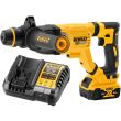 Аккумуляторный перфоратор DEWALT DCH263P1, 18 В, 3 Дж, 4300 уд/мин, с АКБ 5 Ач и ЗУ (DCH263P1N-XJ)