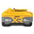 Аккумулятор DEWALT DCB1880, Li-Ion, 18 В, 8 Ач (DCB1880-XJ)