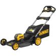 Аккумуляторный набор садовой техники DEWALT, 54 В: газонокосилка DCMWP500 + триммер DCM571, без АКБ и ЗУ