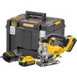 Аккумуляторный лобзик DEWALT DCS331M2, 18 В, 3000 ход/мин, 26 мм, с 2 АКБ 4 Ач и ЗУ, в кейсе TSTAK (DCS331M2-QW)