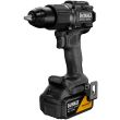 Ударная дрель-шуруповерт DEWALT McLaren Limited Edition DCD86MP1T, 18 В, 2000 об/мин, с АКБ 5 Ач и ЗУ, в кейсе TSTAK